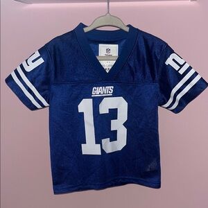 NFL New York NY Giants Jersey 13 Odell Beckham Jr Children Baby Kids Halloween